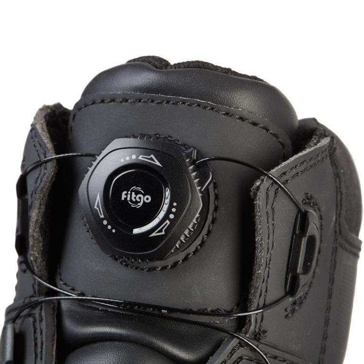 Ботинки Капер с системой быстрой шнуровки, цв. чёрный, КП, ПУ/ПУ